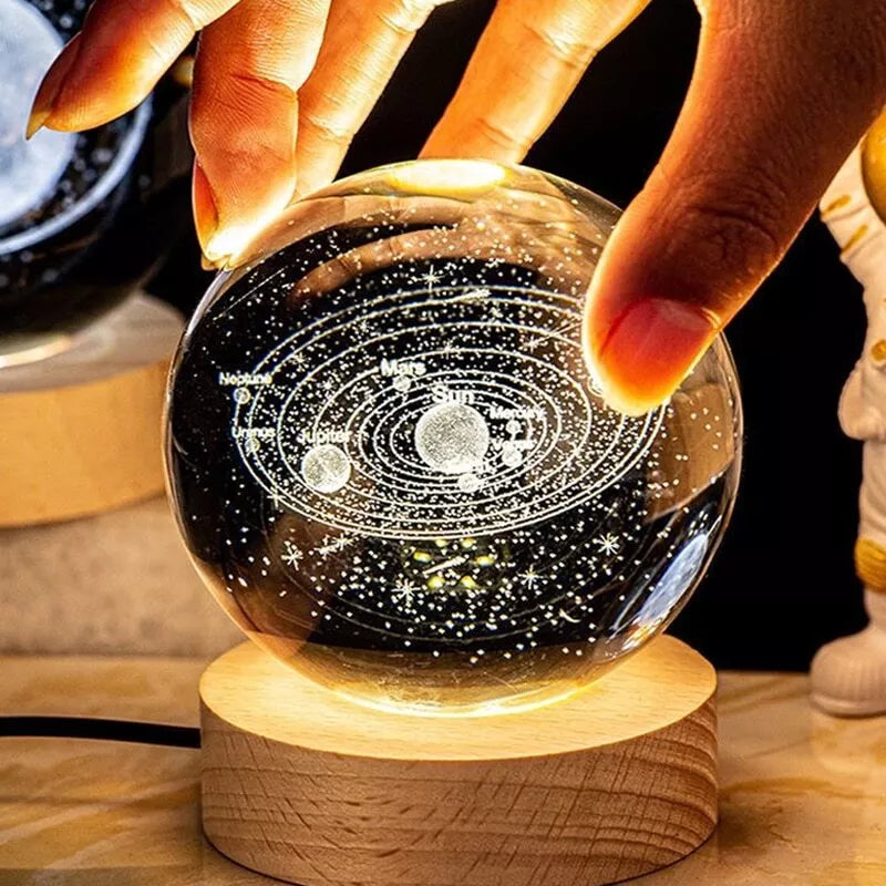 3D Moon Crystal Ball LED Night Projection Lamp 🔥 Hot Selling 🔥